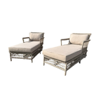 Woven Recline Sun Lounger Set