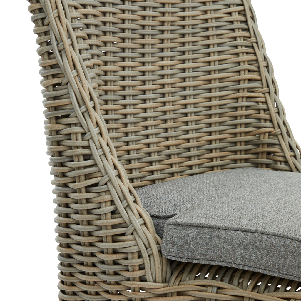 Braided Back Dining Chair