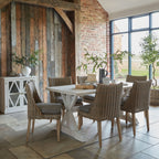 Braided Back Dining Chair