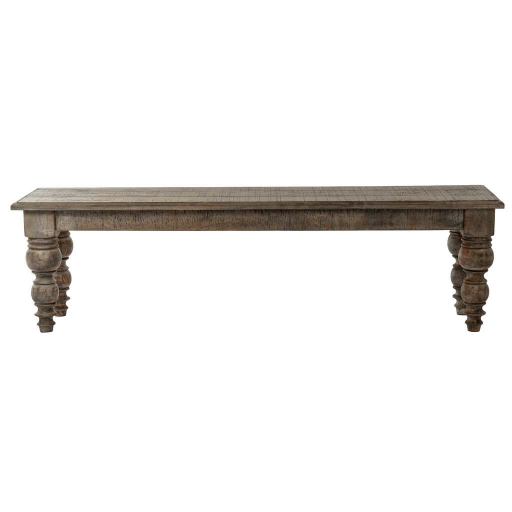 Turned Panel Bench