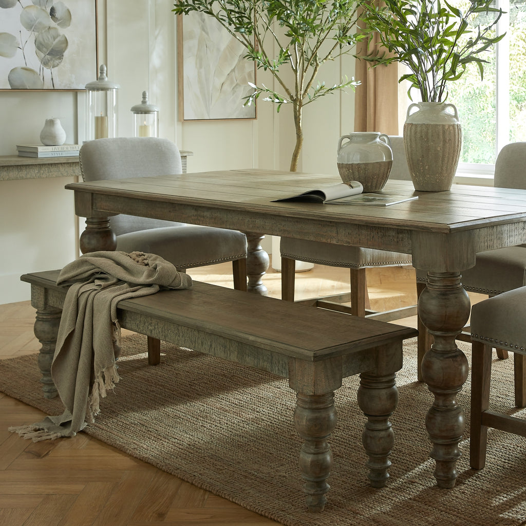 Turned Panel Bench