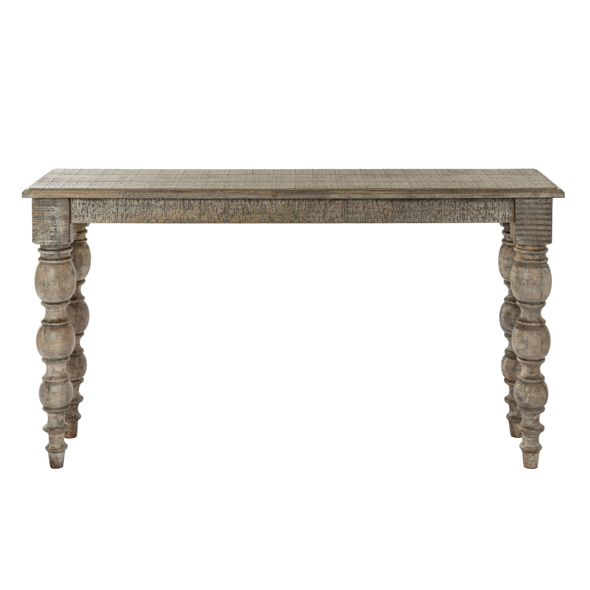 Turned Panel Console Table