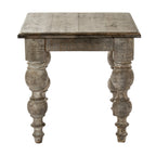 Turned Panel Side Table — Square