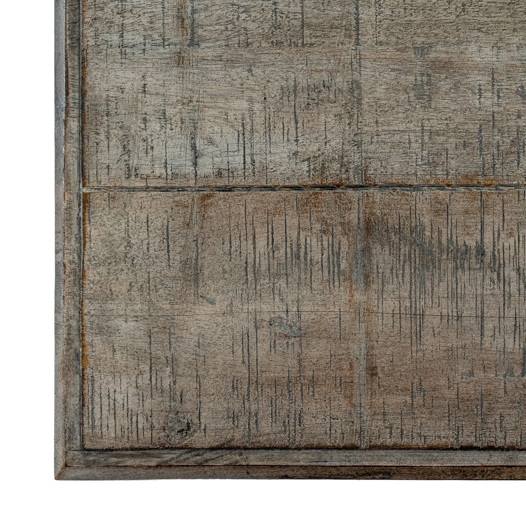 Turned Panel Side Table — Square