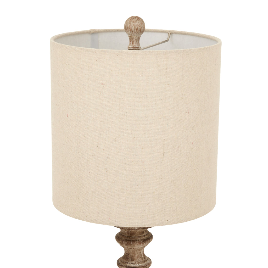 Turned Candlecolumn Table Lamp