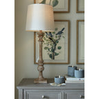 Turned Candlecolumn Table Lamp