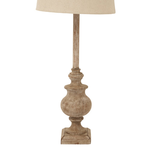 Bulbous Candlestem Table Lamp