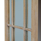 Archwithin & Radialgrid Wall Mirror — Three Columns, Pale Washed