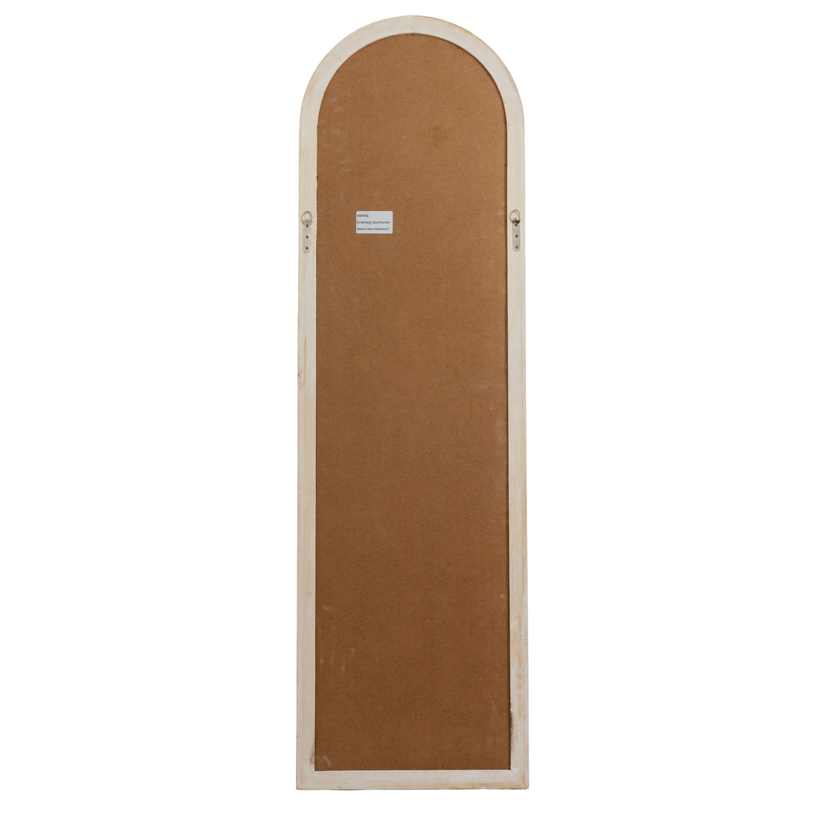 Archwithin & Radialgrid Wall Mirror — Three Columns, Pale Washed