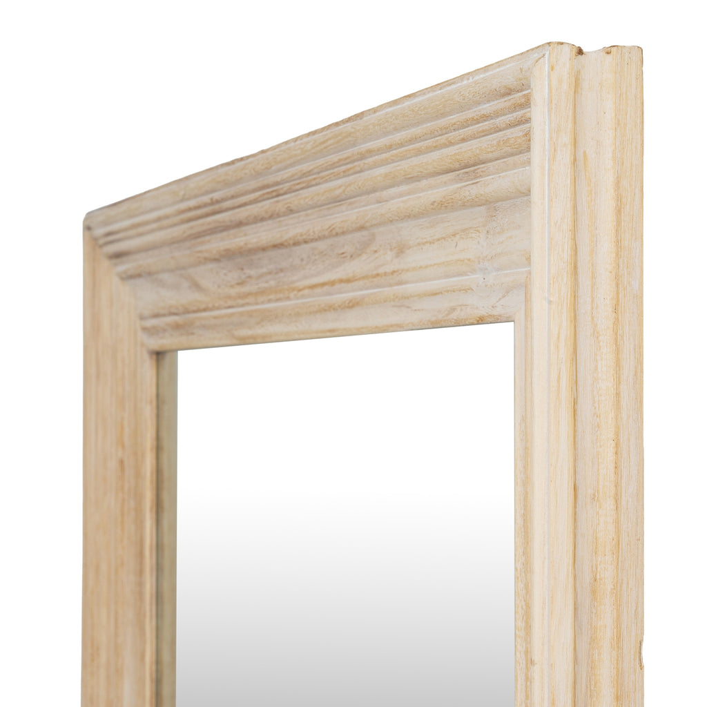 Wide Stepped Bands Wall Mirror — 180cm High