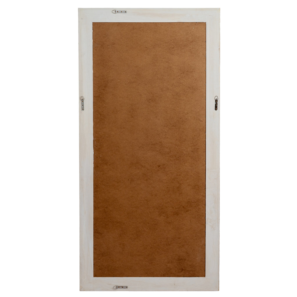 Wide Stepped Bands Wall Mirror — 180cm High