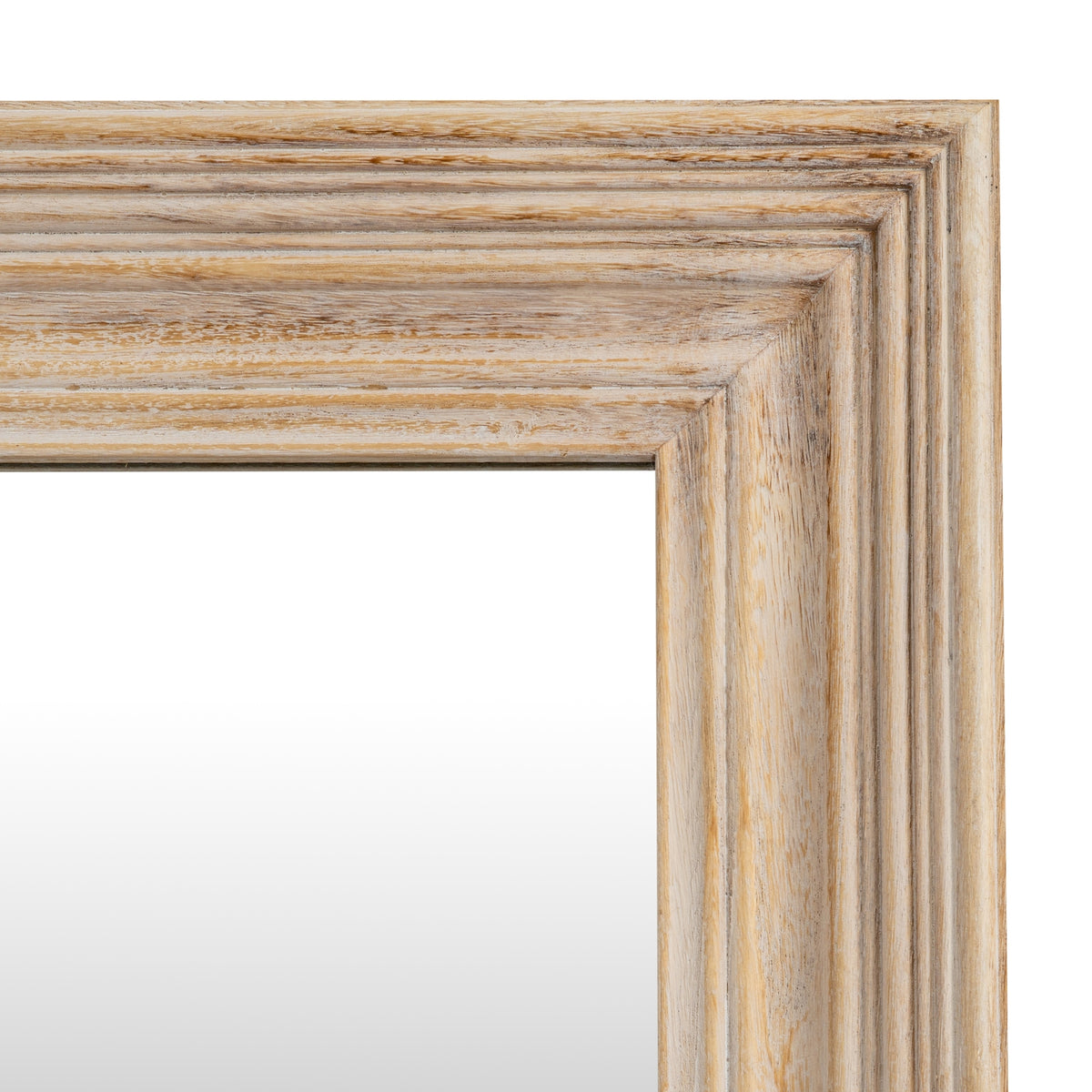 Wide Stepped Bands Wall Mirror — 120cm High