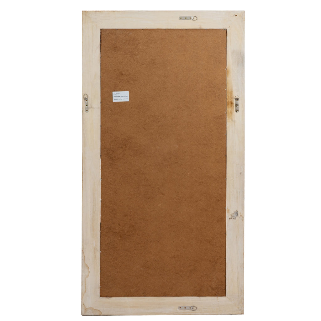 Wide Stepped Bands Wall Mirror — 120cm High