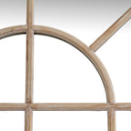 Archwithin & Radialgrid Wall Mirror — Four Columns, Pale Washed