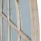 Archwithin & Radialgrid Wall Mirror — Four Columns, Pale Washed