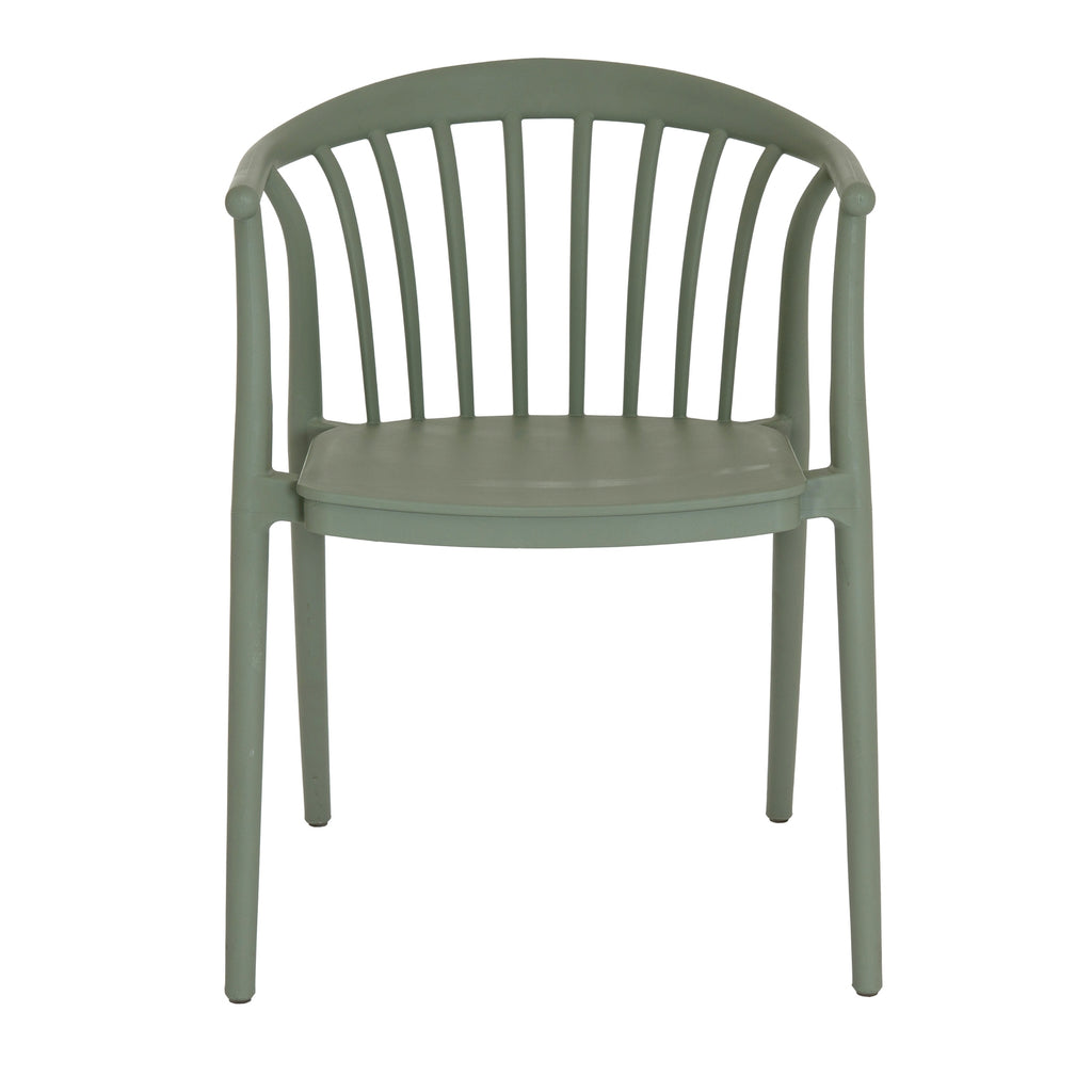Wraprail Dining Chair — Green-Grey
