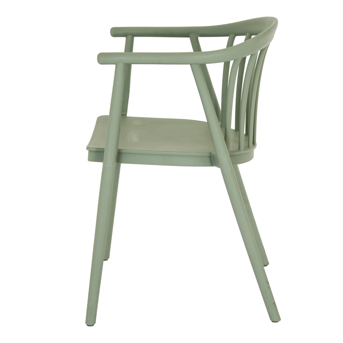 Wraprail Dining Chair — Green-Grey