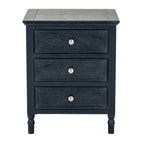 Black Drawerstack Side Table