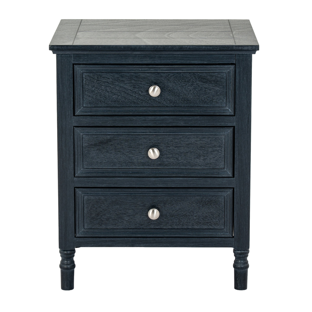 Black Drawerstack Side Table
