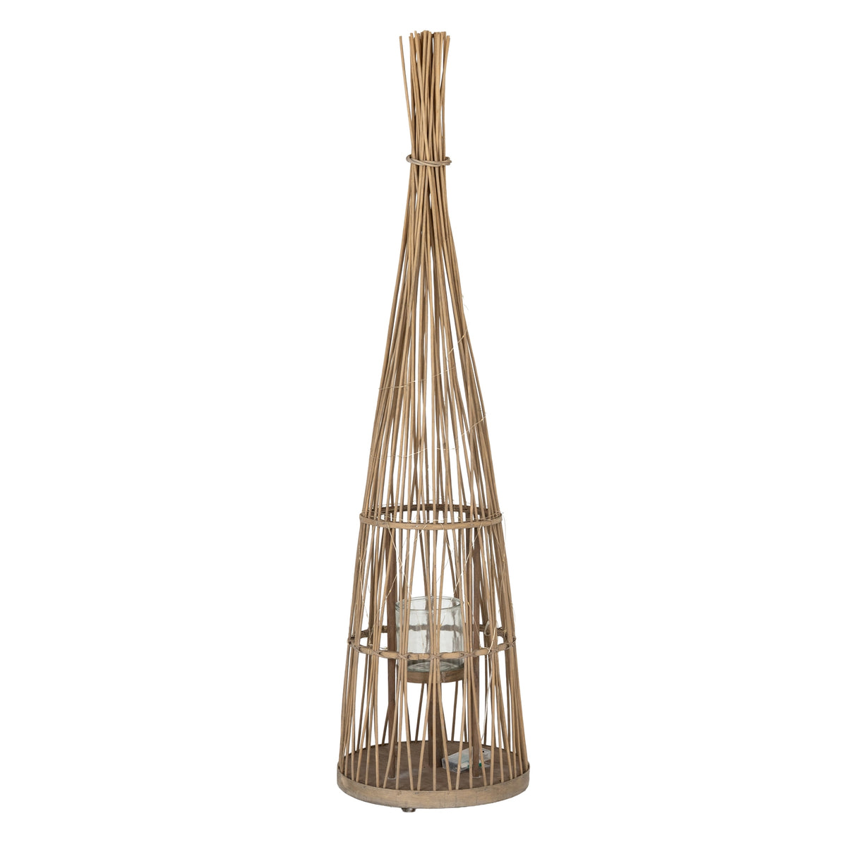 Bound Apex Cone LED Lantern — 130cm High