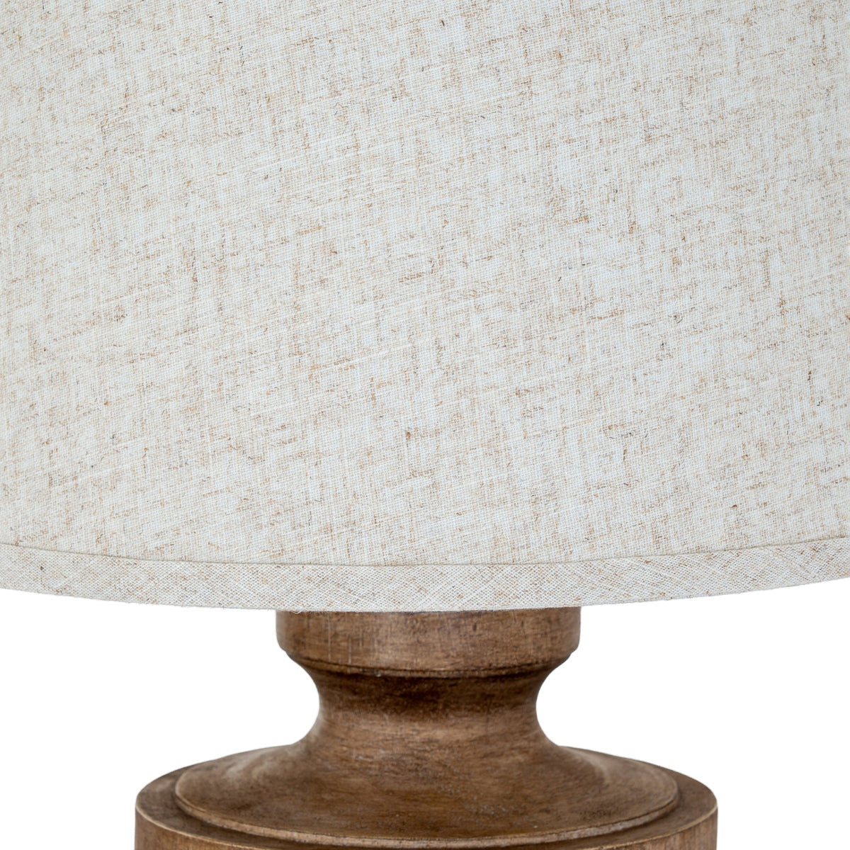 Brown Flutedbase & Plinth Table Lamp