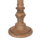 Brown Turnedcolumn & Roundfoot Table Lamp