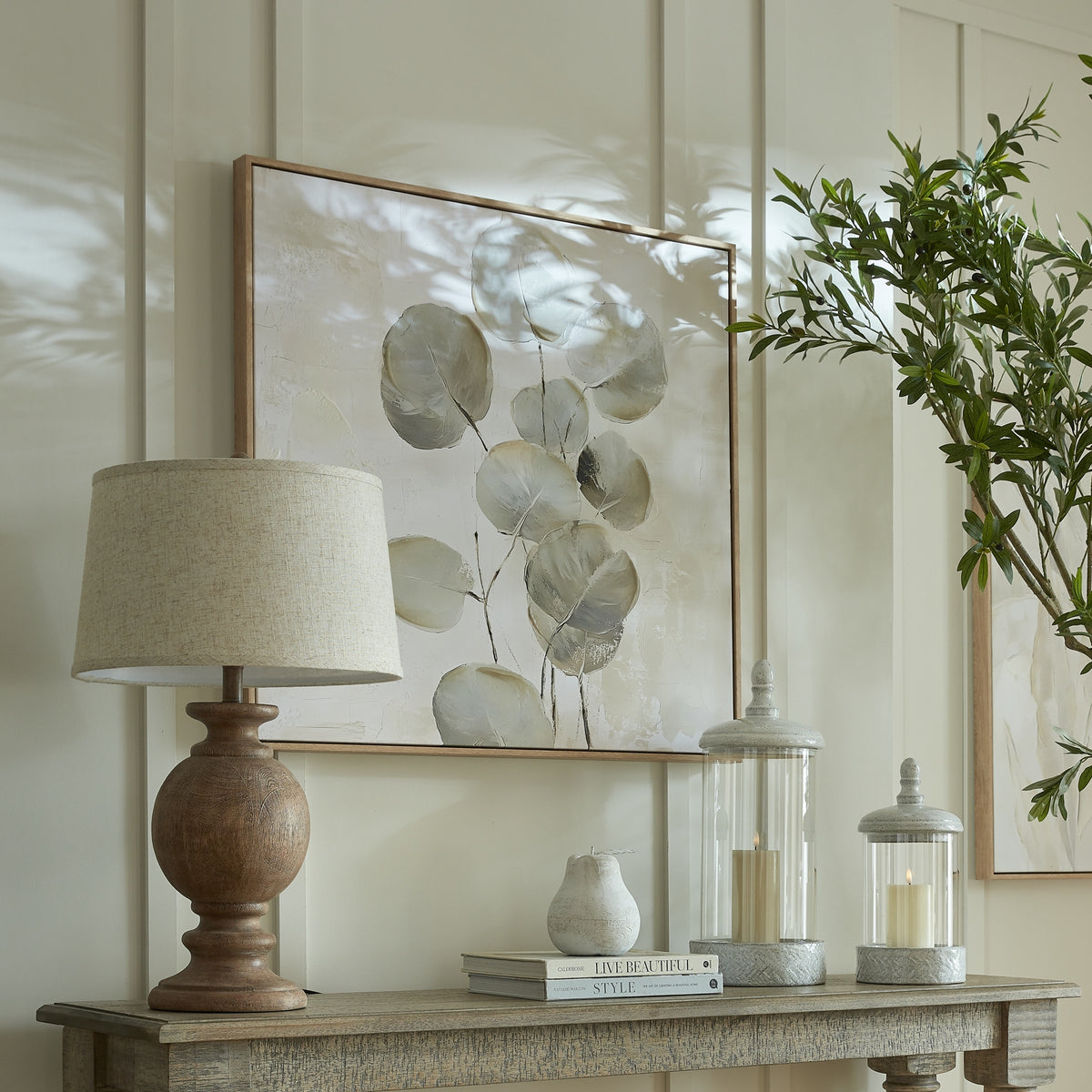 Brown Bulbbase Table Lamp