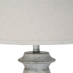 Whitegrey Urnplinth Table Lamp