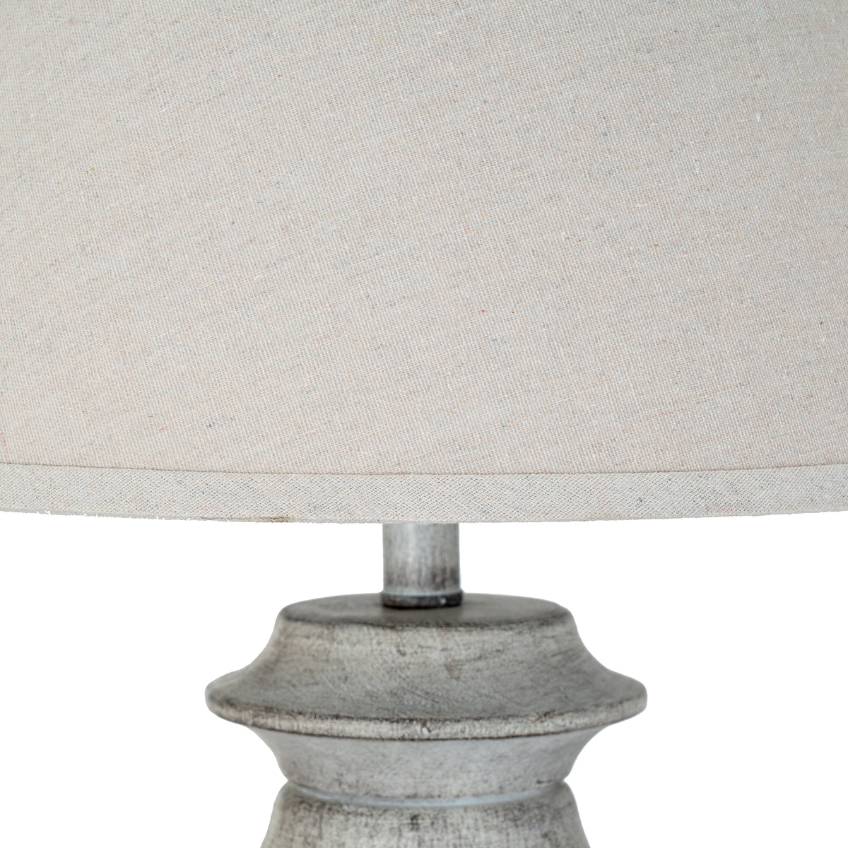 Whitegrey Urnplinth Table Lamp