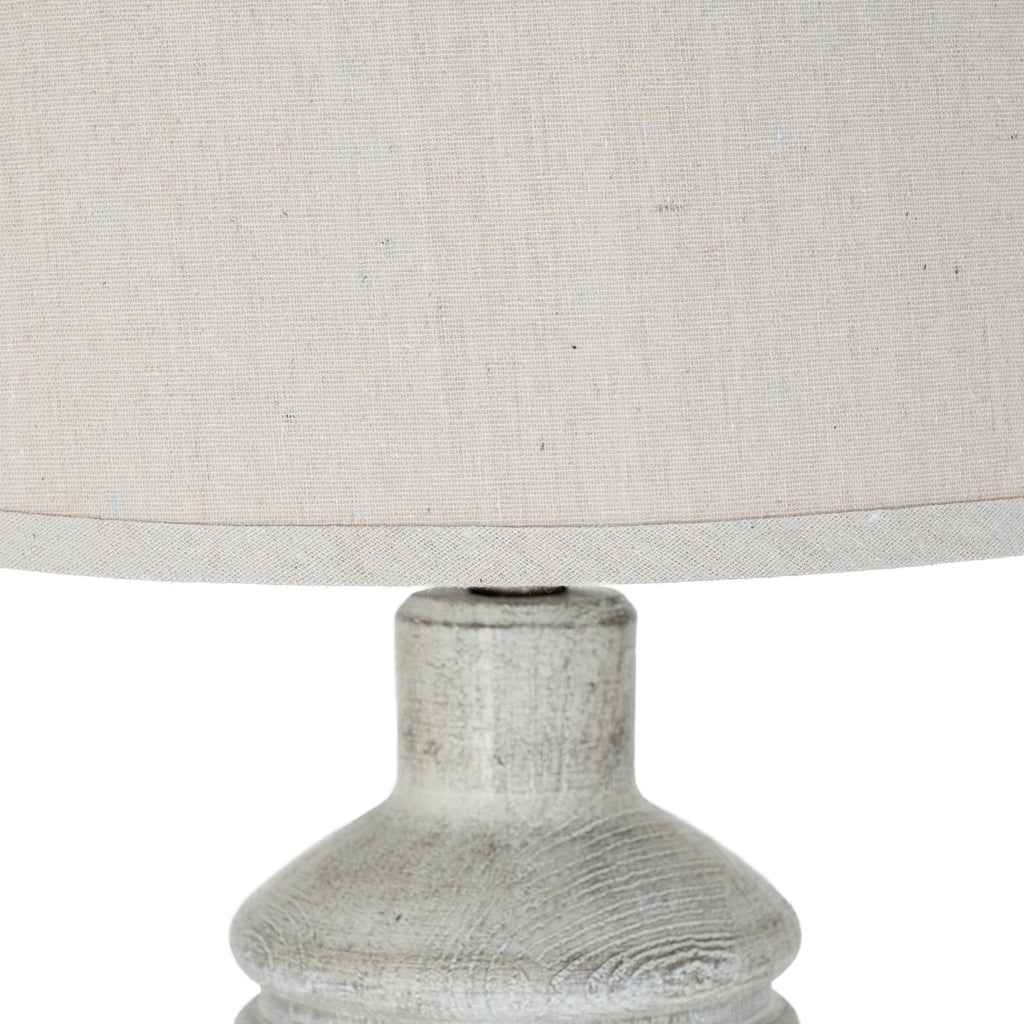 Whitegrey Bulbbase Table Lamp