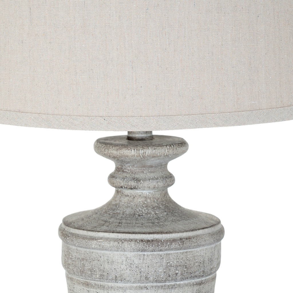 Whitegrey Urncup Table Lamp