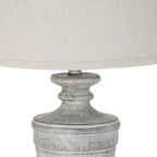 Whitegrey Urncup Table Lamp