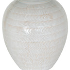 White Chevronbase Table Lamp