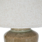 Olive Mottlejar Table Lamp
