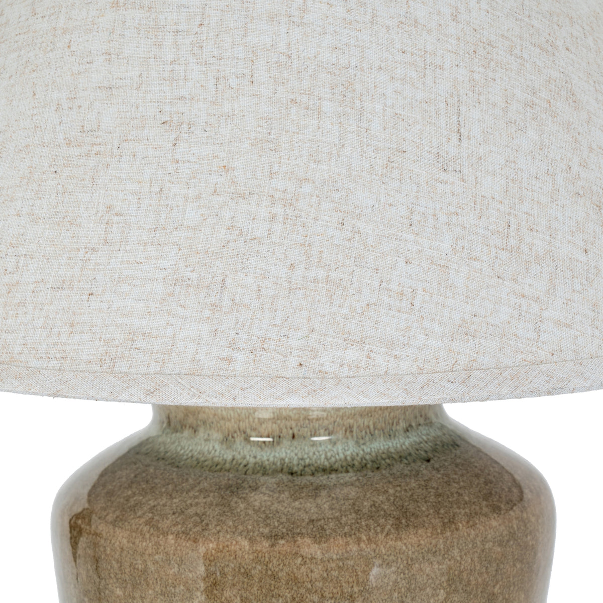 Olive Mottlejar Table Lamp