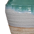 Turquoise Rolledrim Vase