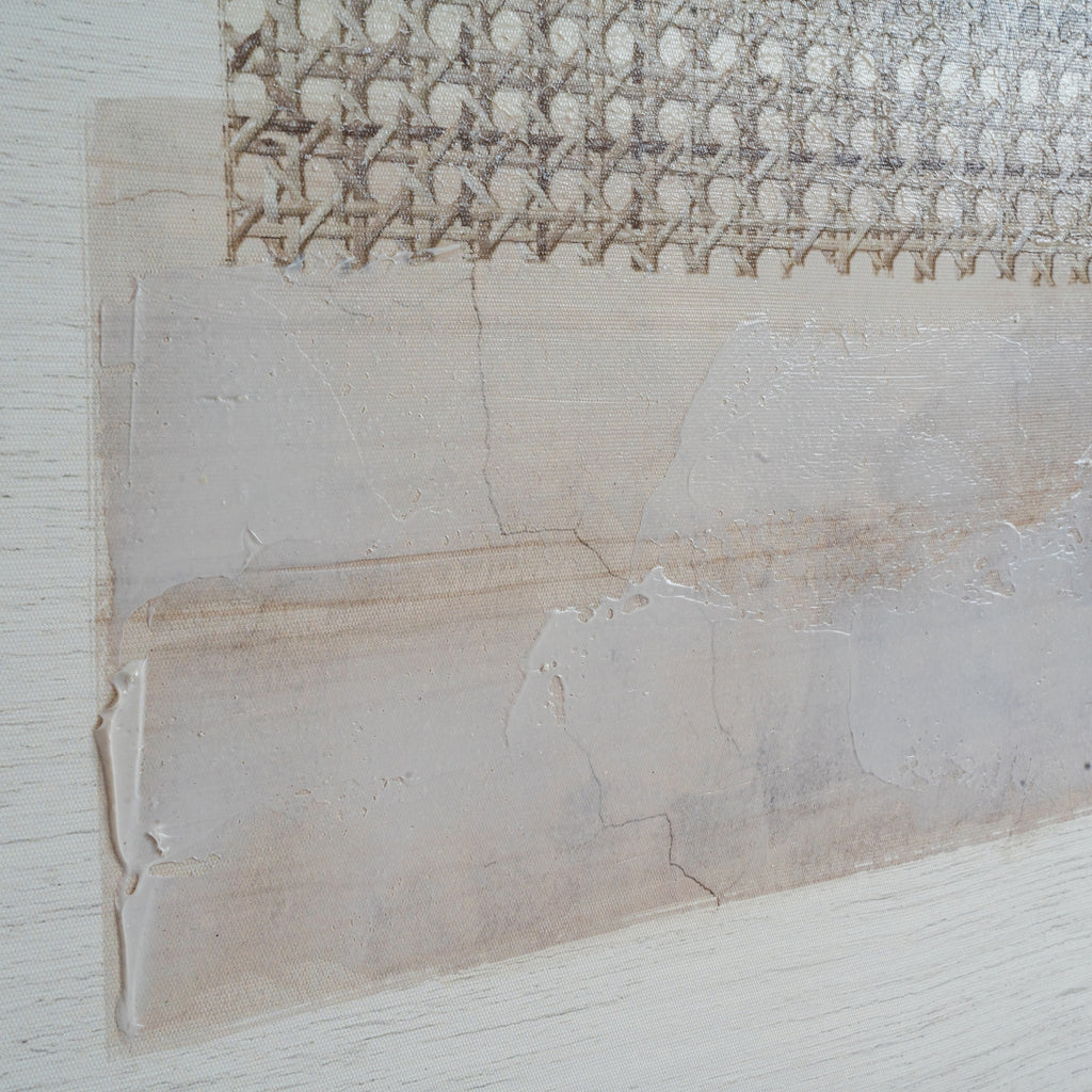 Twin Openweave Panels Framed Artwork
