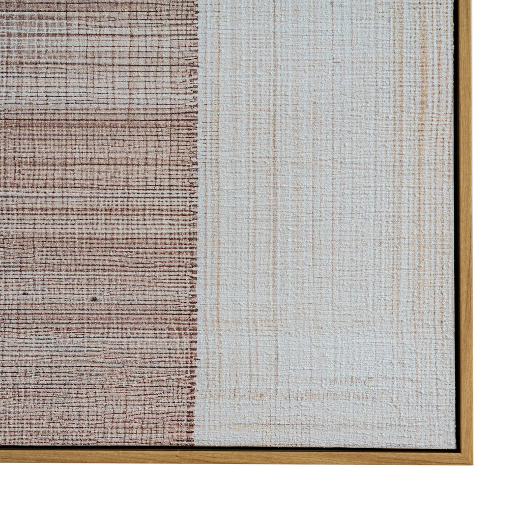 Cinnamon Interlock Framed Artwork