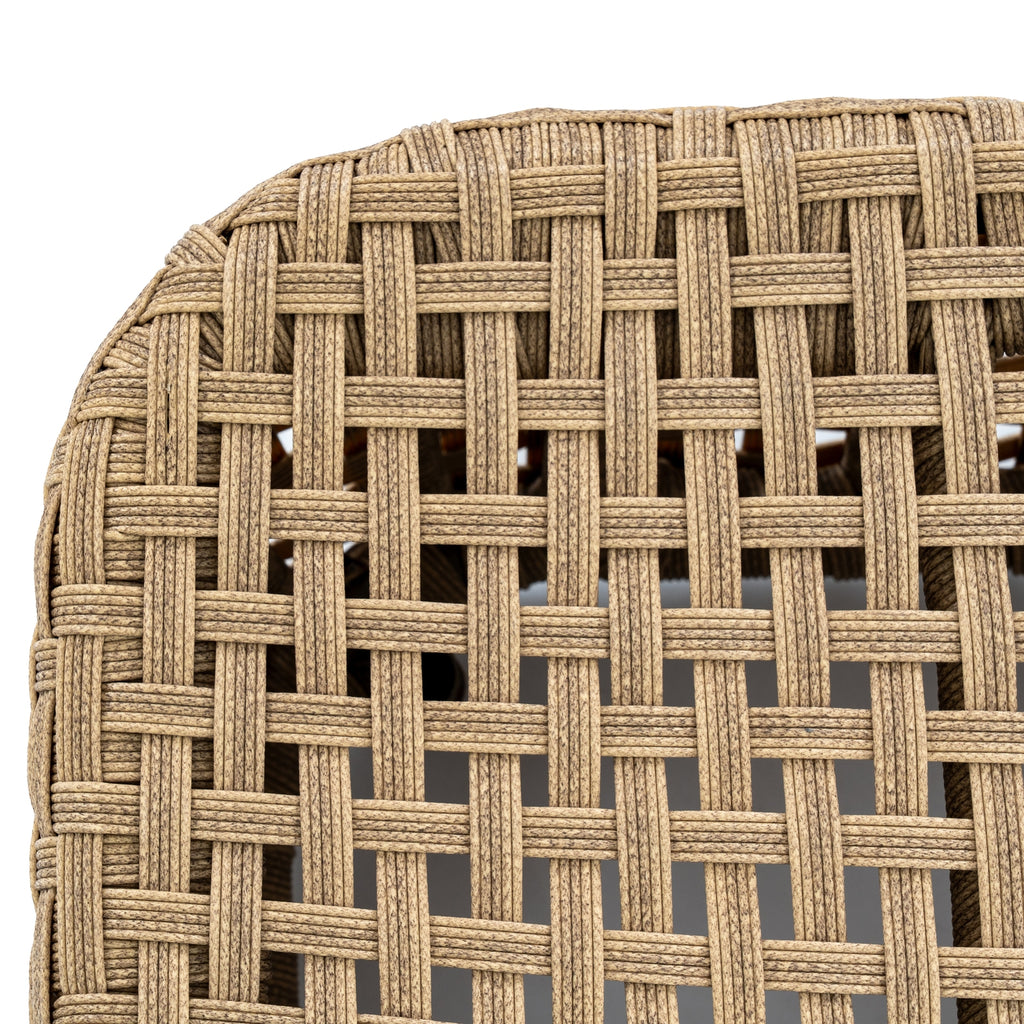 Piped Basketfoot Footstool