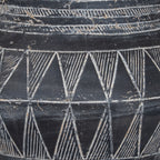 Hatched Triangles Planter — 24cm High