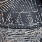 Charcoal Incised Bands Decorative Jug