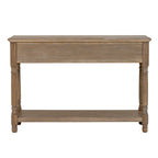 Brown Three Framed Drawers Console Table