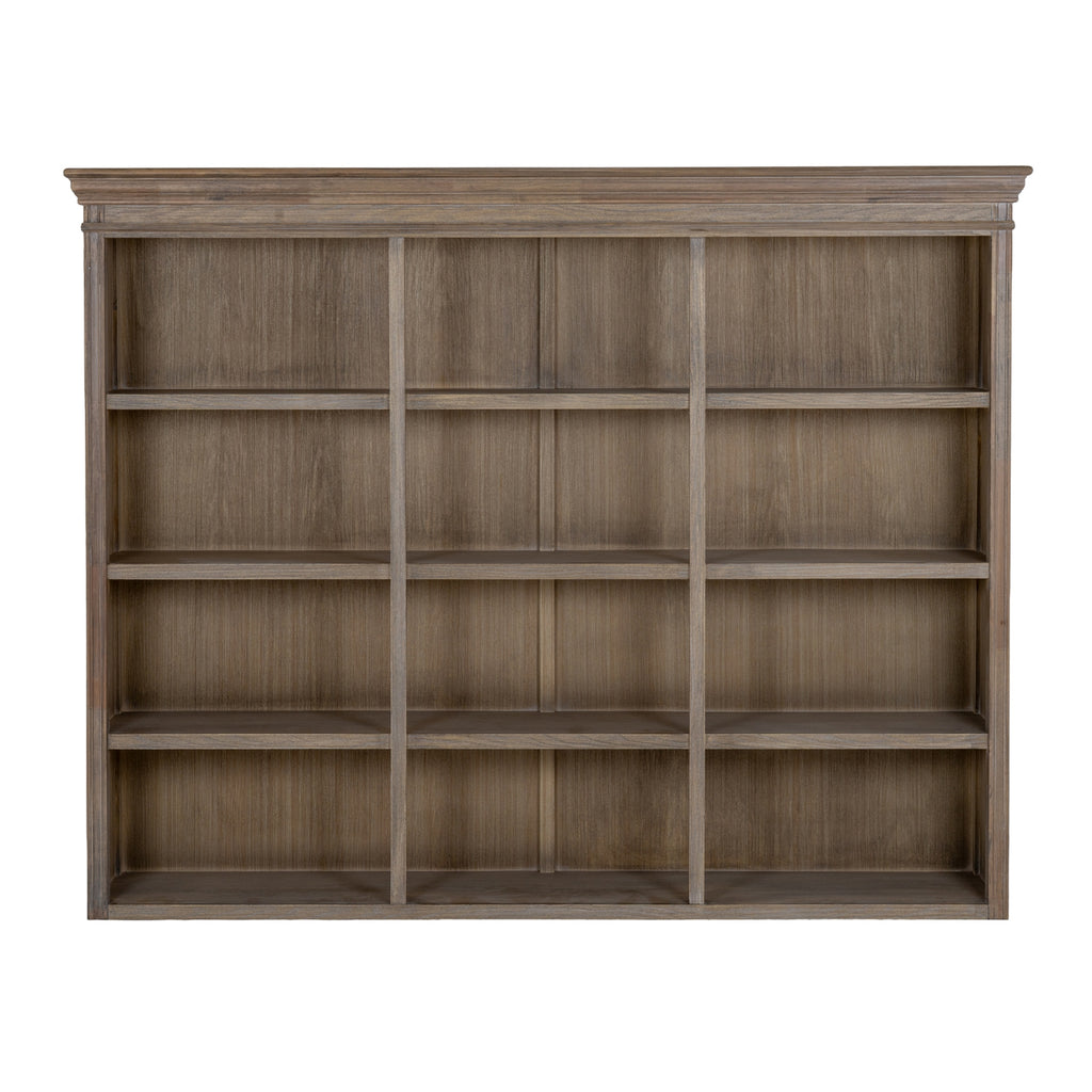 Threebay Cornice Dresser-Top Shelving Unit