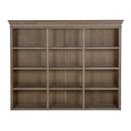 Threebay Cornice Dresser-Top Shelving Unit
