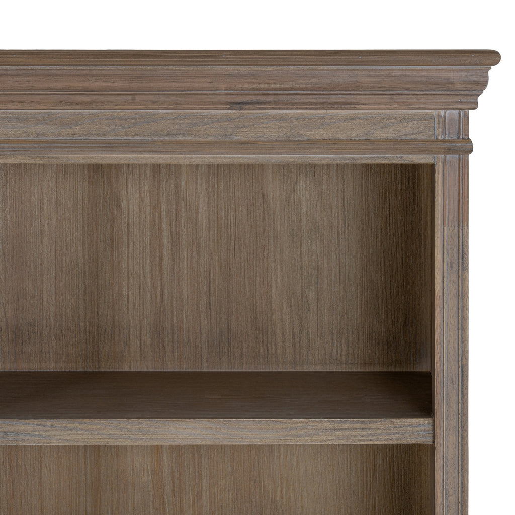 Threebay Cornice Dresser-Top Shelving Unit
