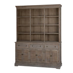 Threebay Cornice Dresser-Top Shelving Unit