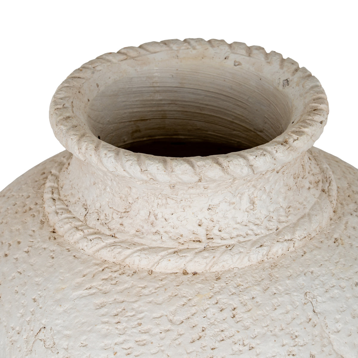 Beadband Chalkbody Vase — 32cm High