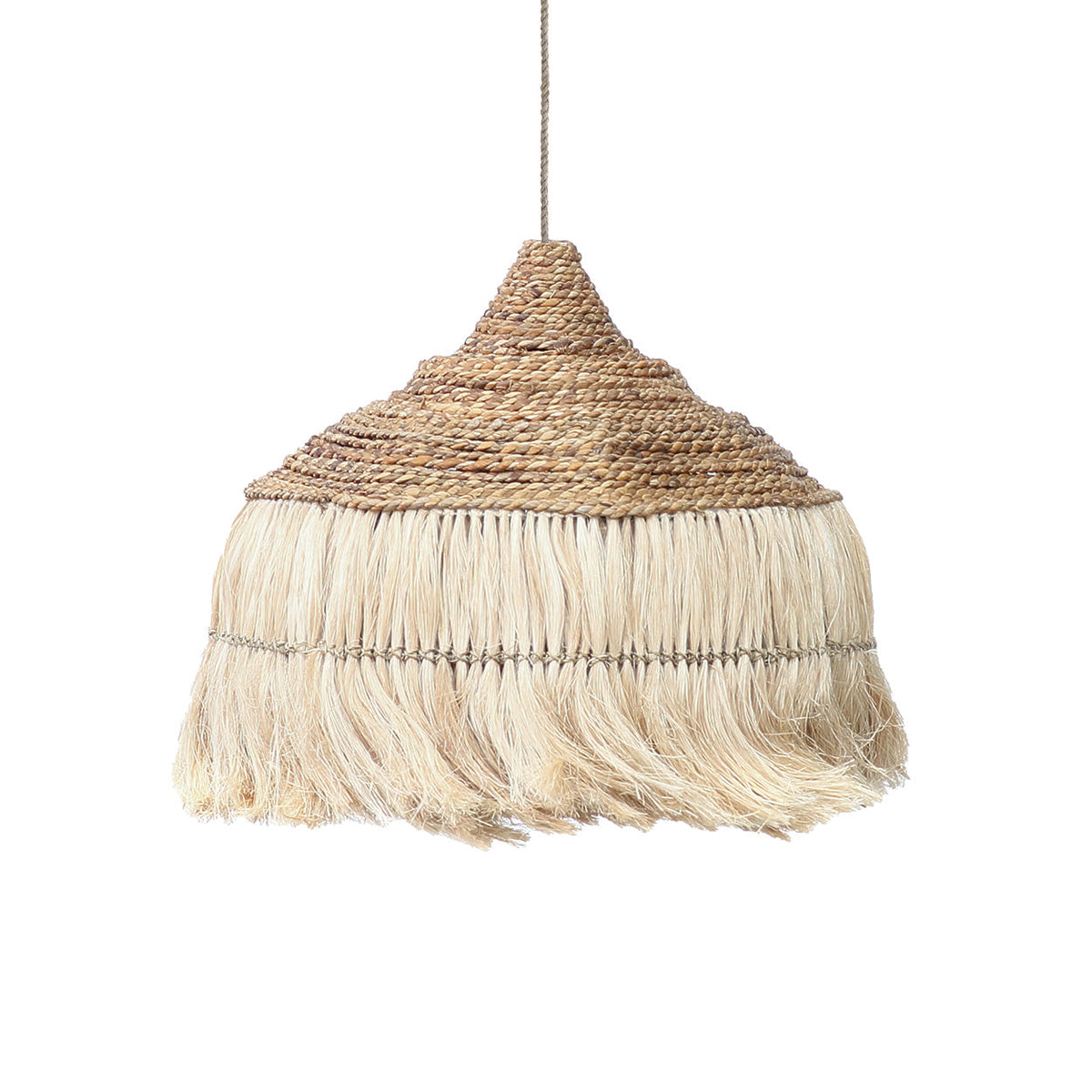 Abaca Hoola Pendant Light – Natural, Large