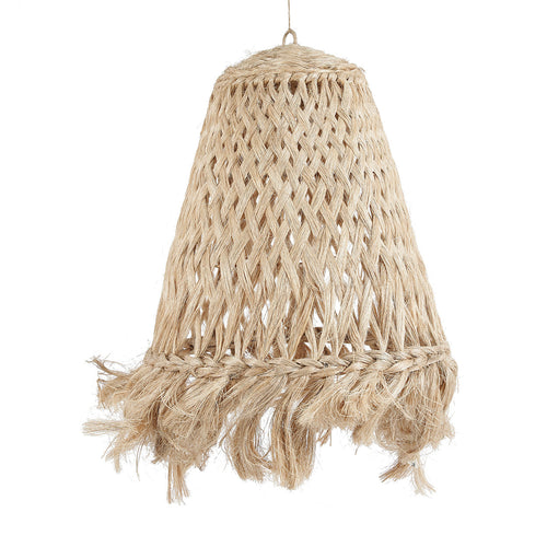 Abaca Jelly Fish Pendant Light – Natural, Large
