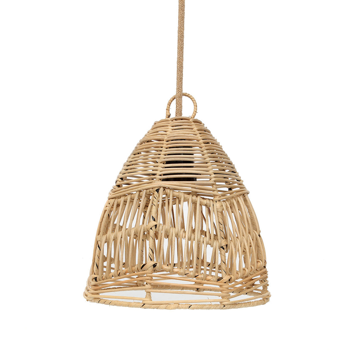 Bala Rattan Pendant Light – Natural, Small – product view